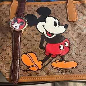 New Mickey Mouse Disney purse and watch combo.